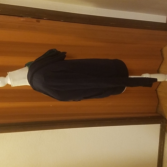 NAVY BLUE HOODY SWEATSHIRT - Picture 4 of 5